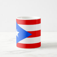 Mug con bandera de Puerto Rico - Estados Unidos