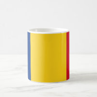 Mug con bandera de Rumania
