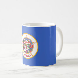 Taza De Café Mug con bandera del estado de Minnesota - Estados 