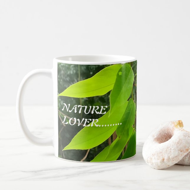 Taza De Café Mug con buena captura de plantas (Con donut)