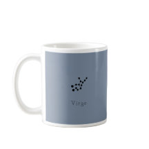 Mug con constelación de Virgo Zodiac