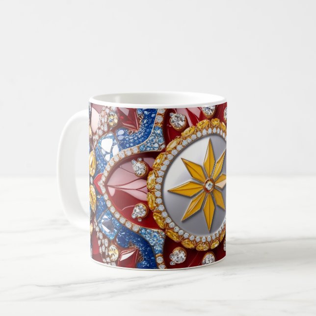 Taza De Café Mug con diseño colombiano (Anverso izquierdo)
