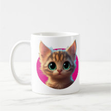 Mug con diseño Cute cat