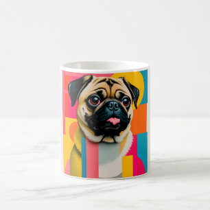 Taza De Café Mug con diseño Pug