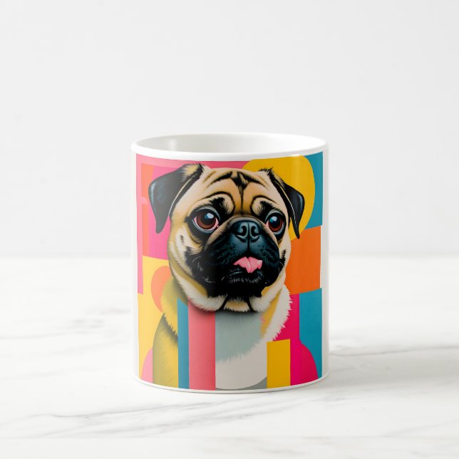 Taza De Café Mug con diseño Pug (Centro)