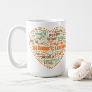 Taza De Café Mug con dos impresiones - Word Cloud