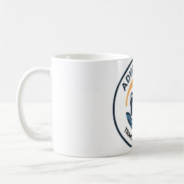 Taza De Café Mug con el logotipo Adventure T y T