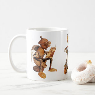 Taza De Café Mug con elfos de bellota