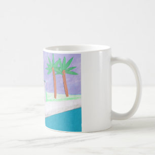 Taza De Café Mug con escena caribeña