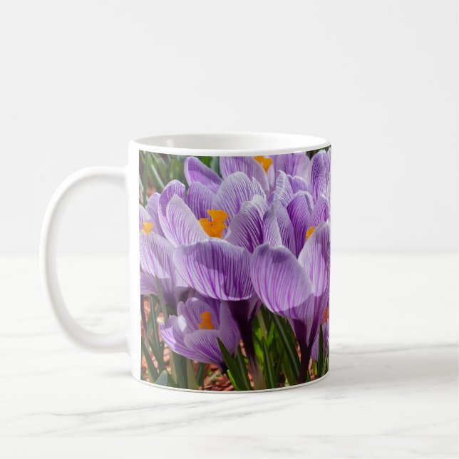 Taza De Café Mug con flores alegrará tu día (Izquierda)