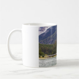 Taza De Café Mug con foto de Alaska, Montañas, Río