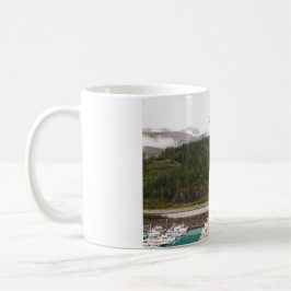 Taza De Café Mug con foto de Montañas de Alaska, tren