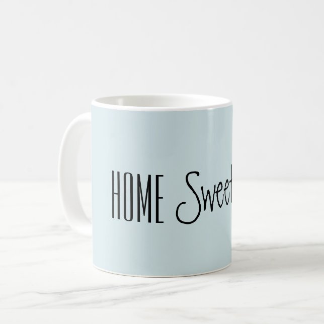 Taza De Café Mug con hogar dulce hogar (Anverso izquierdo)
