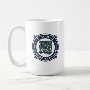 Taza De Café Mug con logotipo circular