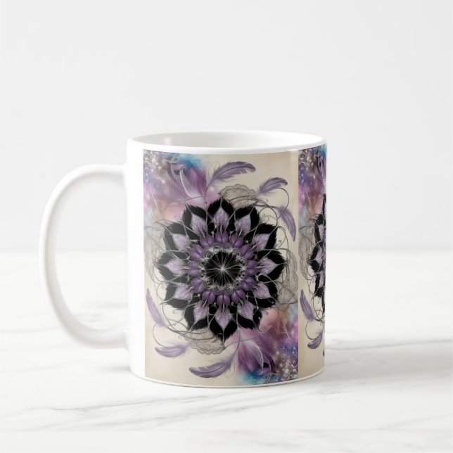 Taza De Café Mug con mango de oro | Regalos inspiradores para l (Izquierda)