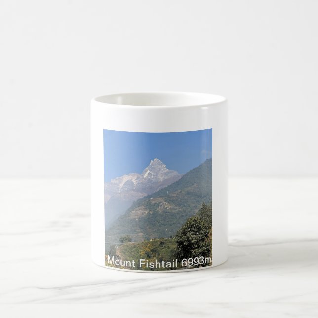 Taza De Café Mug con Mount Fishtail (Centro)