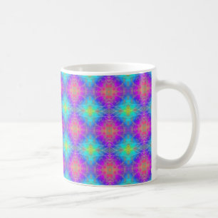 Taza De Café Mug con patrón abstracto multicolor