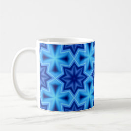 Taza De Café Mug con patrón azul