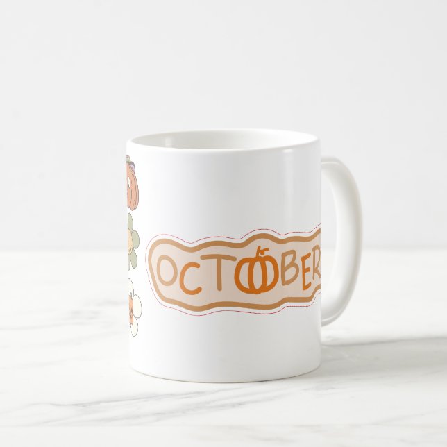 Taza De Café Mug con tema de Halloween (Anverso derecho)