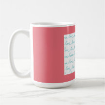 Mug con un pedazo de amor.