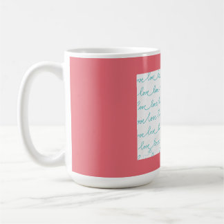 Taza De Café Mug con un pedazo de amor.