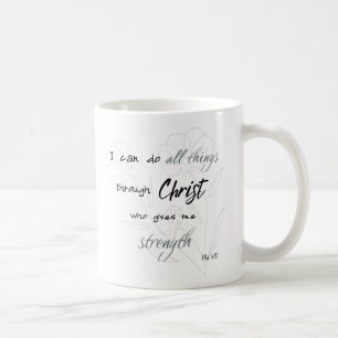 Taza De Café Mug con verso bíblico