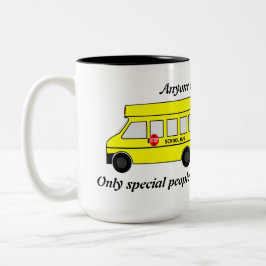 Taza De Café Mug. conductor de bus escolar