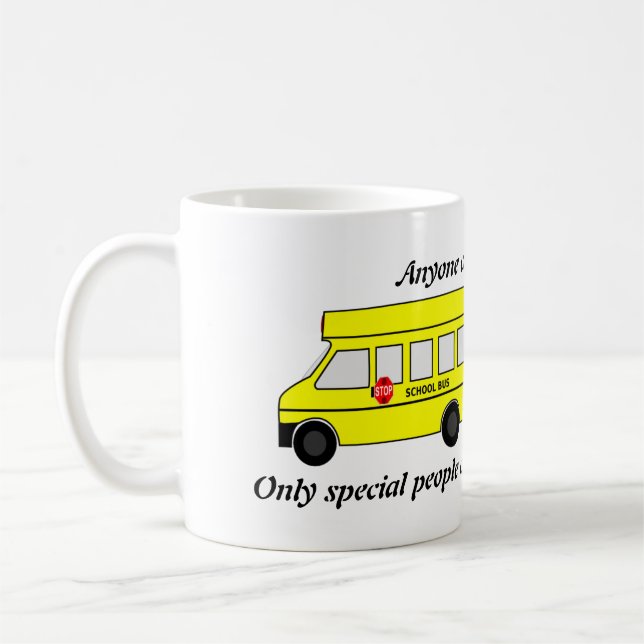Taza De Café Mug. conductor de bus escolar (Izquierda)