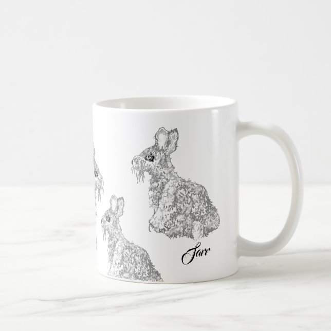 Taza De Café Mug: Conejo (Derecha)