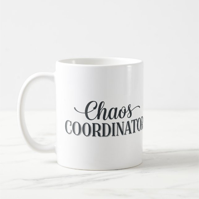 Taza De Café Mug, coordinador del caos (Izquierda)