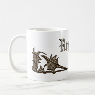 Taza De Café Mug - Corchetes y nombre de leafy