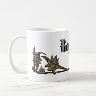 Taza De Café Mug - Corchetes y nombre de leafy