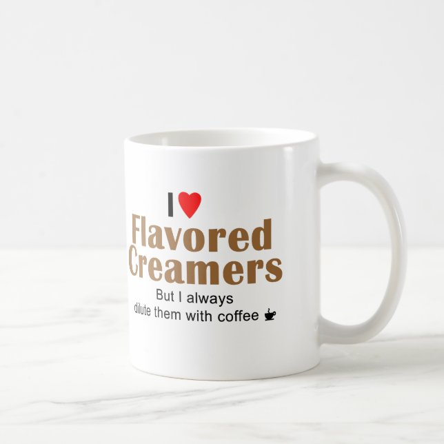 Taza De Café Mug Creamer con sabor (Derecha)
