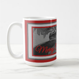 Taza De Café Mug: Crimson Ornament Holiday