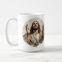 Taza De Café Mug cristiana, Jesús, fe sobre miedo, confianza en