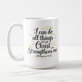 Taza De Café Mug Cristiano - Puedo Hacer Todas Las Cosas - Fili