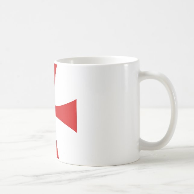 Taza De Café Mug cruz del templo (Derecha)