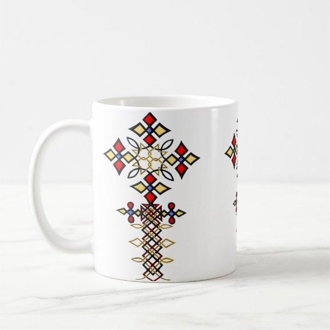 Taza De Café Mug cruzado clásico etíope (Izquierda)
