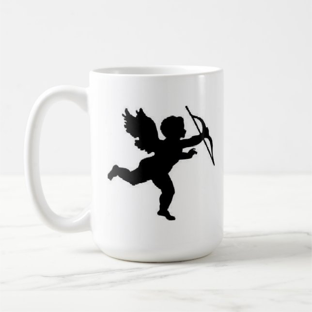 Taza De Café Mug Cupid Black (Izquierda)