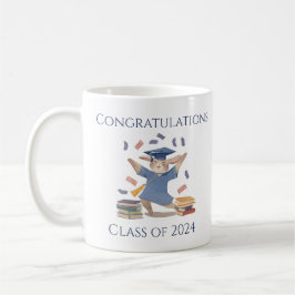 Taza De Café Mug Cute de regalo de graduación de conejo