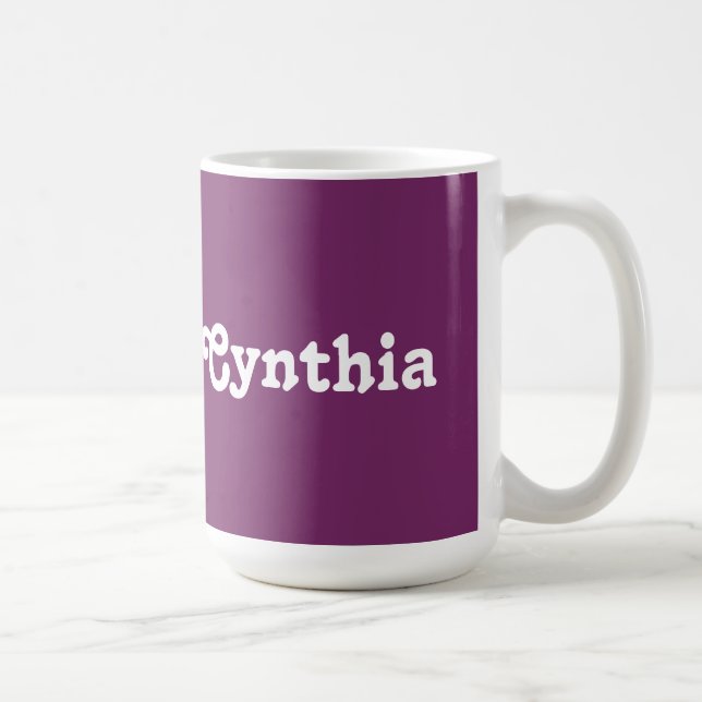 Taza De Café Mug Cynthia (Derecha)