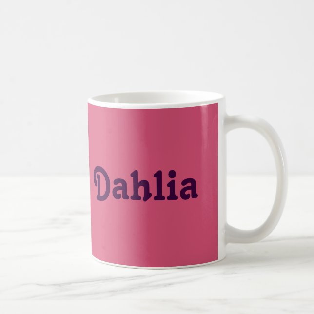 Taza De Café Mug Dahlia (Derecha)