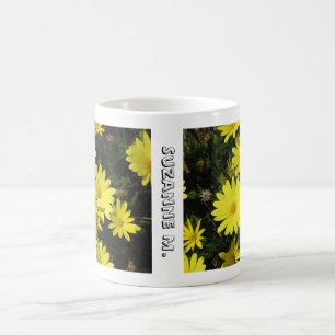 Taza De Café Mug - Daisies con nombre