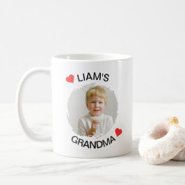 Taza De Café Mug de abuela personalizada - Cara de niño Persona