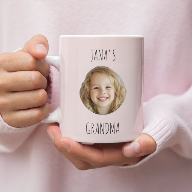 Taza De Café Mug de abuela personalizada con foto de nieto (Subido por el creador)