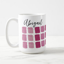 Taza De Café Mug de acuarela personalizada