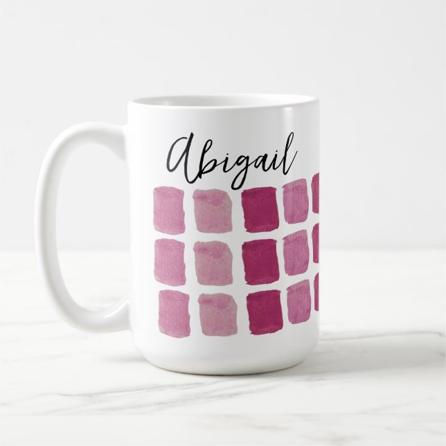 Taza De Café Mug de acuarela personalizada (Izquierda)