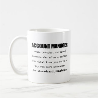Taza De Café Mug. de administrador de cuentas
