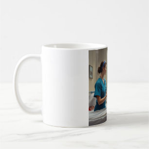 Taza De Café Mug de agradecimiento de los héroes del hospital: 