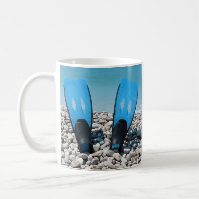 Taza De Café Mug de aletas de buceo (Izquierda)